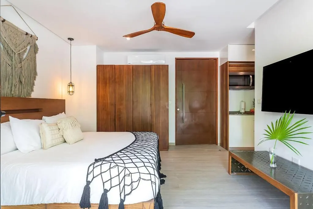 Apartmán Studio All-Inclusive Gym-Pool 360º-Scooter-Bicycle-Breakfast-Exclusive Benefits Services By Sandy Powerful Tulum